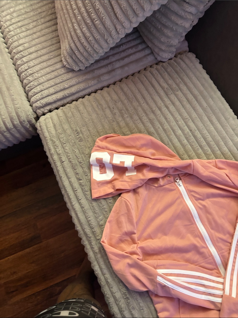 Pink Zip-Up Hoodie & Jogger Set - Picture 2 of 5